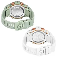 Classy Digital Watches for Unisex, Pack of 2-thumb1