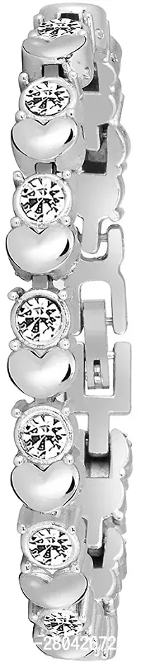 Motu Gaju Analog Silver Dial Watch And Bracelet Combo For Girls And Womens Pack Of 2-thumb5