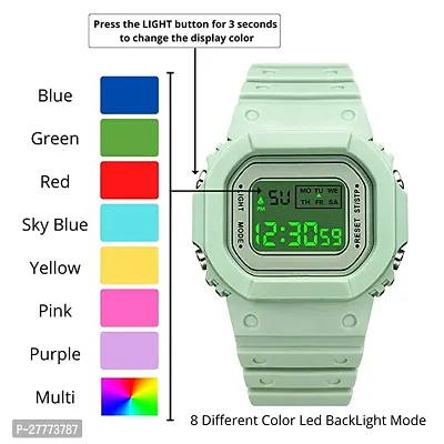 Stylish Green Digital Watch For Men And Boys-thumb4