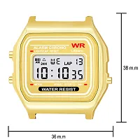 Stylish Golden Digital Unisex Watches-thumb3