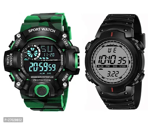 Classy Digital Watches Combo of 2