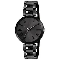 MotugajuAnalog Black Purple Round Dial Combo Of 2 Watch For Girls And Womens-thumb1