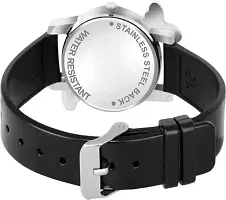 Analog White Dial Watch With Love Bracelet Steel Belt-thumb4