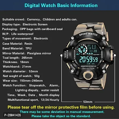 Motu Gaju Digital Watch With Led Shockproof Multi-Functional Automatic Yellow Strap Waterproof Digital Sports Watch for Mens Kids Watch for Boys Watch For Men Pack of 2-thumb5