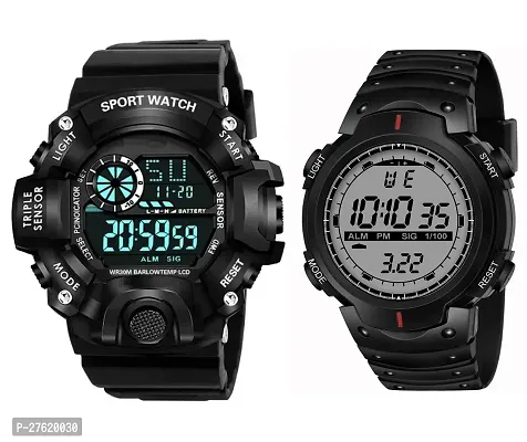 Classy Digital Watches Combo of 2