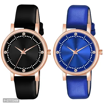 Stylish Multicoloured Analog Watches for women Pack Of 2