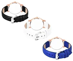 Stylish Multicoloured Analog Watches for women Pack Of 3-thumb1