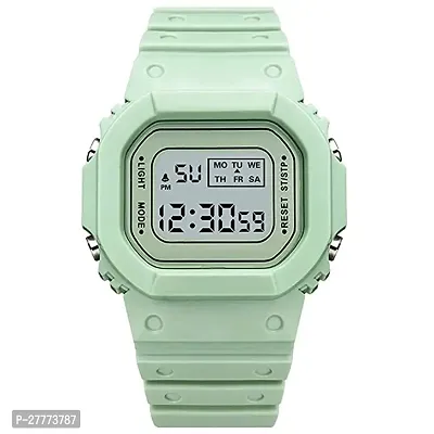 Stylish Green Digital Watch For Men And Boys-thumb0