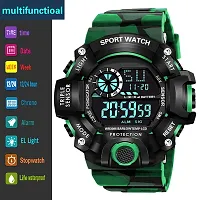 Motugaju Digital Watch Shockproof Automatic Army Green Color Strap Waterproof Digital Sports Watch for Men Kids Watch for Boys Watch for Men-thumb3