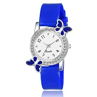 Motugaju Analog Blue Dial Square And Butterfly Round Dial Combo Watch For Girls And Womens-Set Of 2-thumb3