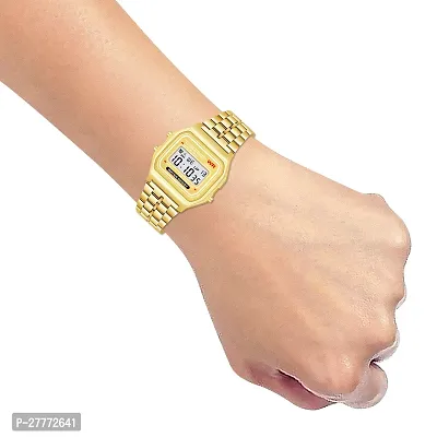 Stylish Golden Digital Unisex Watches-thumb5