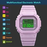 Stylish Pink Digital Watch For Men And Boys-thumb2