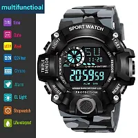 Motugaju Digital Watch Shockproof Automatic Army Grey Color Strap Waterproof Digital Sports Watch for Men Kids Watch for Boys Watch for Men-thumb3