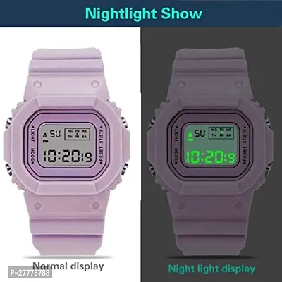 Stylish Pink Digital Watch For Men And Boys-thumb4