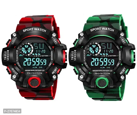 Digital Sports Watch for Men Pack of 2