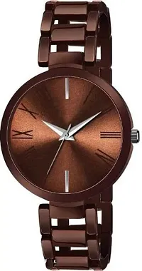 MotugajuAnalog Brown Black Round Dial Combo Of 2 Watch For Girls And Womens-thumb1