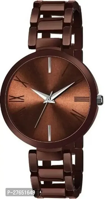 MotugajuAnalog Brown Black Round Dial Combo Of 2 Watch For Girls And Womens-thumb2