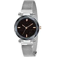 Analog Black Dial Watch With Love Bracelet-thumb3