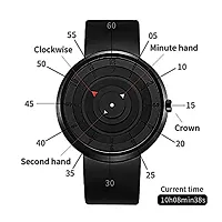 Motugaju Black Arrow Dial Rubber Belt Mens Wrist Watch for Boys Analogue Watch for Men Pack of 1-thumb3
