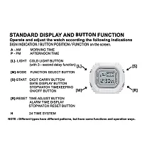 Motugaju Digital White Color Back 7 Light Day/Date Watch for Boys  Girls Boys and Girls Watch-thumb4
