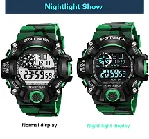 Motu Gaju Digital Watch With Led Shockproof Multi-Functional Automatic Green Strap Waterproof Digital Sports Watch for Mens Kids Watch for Boys Watch For Men Pack of 2-thumb3