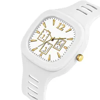 Motugaju Analog White Square ADDI Dial Watch For Mens And Boys-thumb2