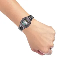 Stylish Black Digital Unisex Watches-thumb4
