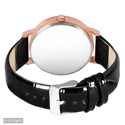 Motugaju Black Pink Color Flower Dial Designer Leather Belt Analog Combo Of 2 Watch For Women and Girls-thumb4