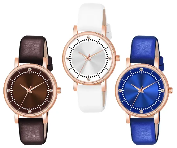 Stylish Analog Watches for women Pack Of 3