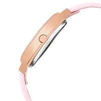 Motugaju Analog Round Dial Baby Pink Colour Leather Strap Preety Watch For Womens and Girls-thumb3