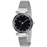 Analog Black Dial Watch With Love Bracelet-thumb3