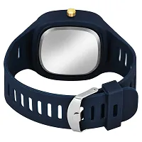 Motugaju Analog Blue Square ADDI Dial Watch For Mens And Boys-thumb1