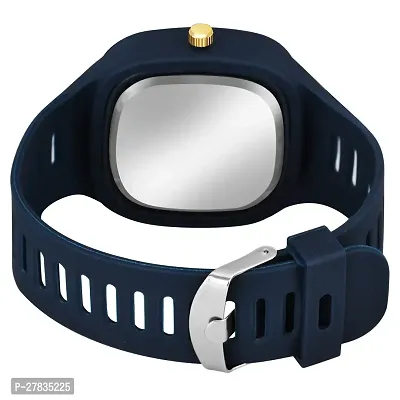 Motugaju Analog Blue Square ADDI Dial Watch For Mens And Boys-thumb2