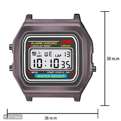 Stylish Black Digital Unisex Watches-thumb4