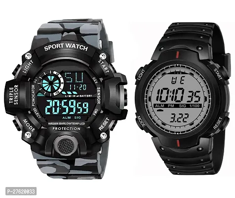 Classy Digital Watches Combo of 2