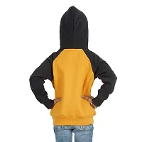 LIMIT Fashion Store - Magical Unicorn Kids Winter Wear Sweatshirts and Hoodies (Girls) (9-10 Years, Yellow - Charcoal Grey)-thumb3