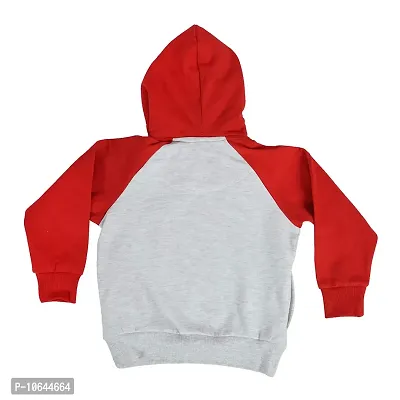 LIMIT Fashion Store - Magical Unicorn Kids Winter Wear Sweatshirts and Hoodies (Girls) (11-12 Years, Grey - Red)-thumb4