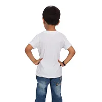 LIMIT Fashion Store - India Cricket Sports Kids T-Shirt (Boys/Girls) (13-14 Years) White-thumb1