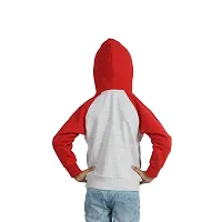 LIMIT Fashion Store - Magical Unicorn Kids Winter Wear Sweatshirts and Hoodies (Girls) (11-12 Years, Grey - Red)-thumb2