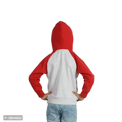 LIMIT Fashion Store - Magical Unicorn Kids Winter Wear Sweatshirts and Hoodies (Girls) (11-12 Years, Grey - Red)-thumb3