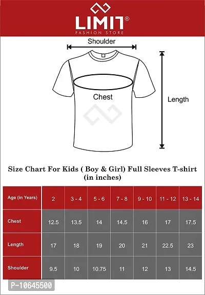 Limit Fashion Store - Little Man Bow Style Design Colored Cotton Full Sleeves Printed Kids T-Shirt (Boys)-thumb3