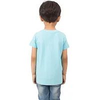 Limit Fashion Store - I Love Mom Kids Colored Cotton Unisex T-Shirt (Boys/Girls) (3-4 Years, Sky Blue)-thumb1