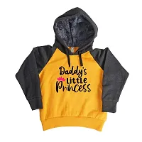 LIMIT Fashion Store - Daddy's Little Princess Kids Winter Wear Sweatshirts and Hoodies (Girls)-thumb1