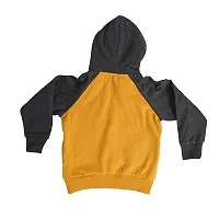 LIMIT Fashion Store - Magical Unicorn Kids Winter Wear Sweatshirts and Hoodies (Girls) (9-10 Years, Yellow - Charcoal Grey)-thumb2