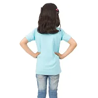 Limit Fashion Store - I Love Mom Kids Colored Cotton Unisex T-Shirt (Boys/Girls) (3-4 Years, Sky Blue)-thumb3