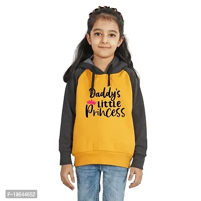 LIMIT Fashion Store - Daddy's Little Princess Kids Winter Wear Sweatshirts and Hoodies (Girls)-thumb0