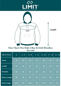 LIMIT Fashion Store - Magical Unicorn Kids Winter Wear Sweatshirts and Hoodies (Girls) (11-12 Years, Grey - Red)-thumb4