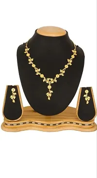 Stylish Golden Brass Jewellery Set For Women Pair Of 2-thumb2