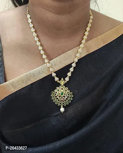 Stylish Golden Alloy Jewellery Set For Women Pair Of 2-thumb4