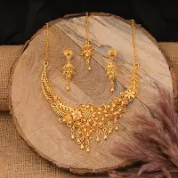 Stylish Golden Brass Jewellery Set For Women Pair Of 2-thumb2